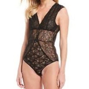 Mesh & Lace Bodysuit NWOT